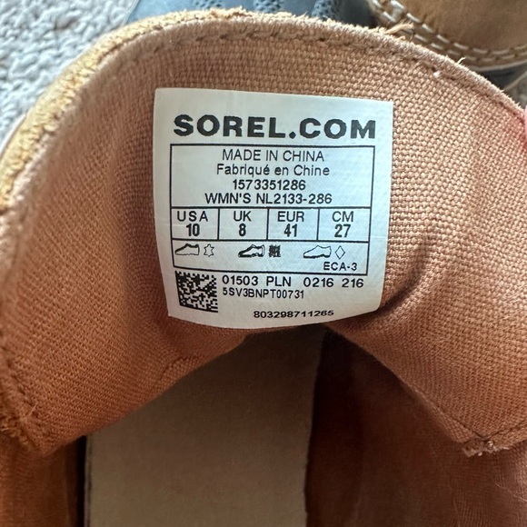 Sorel Women’s Out N about Leather Snow Boot Women’s Size 10 - Picture 5 of 11